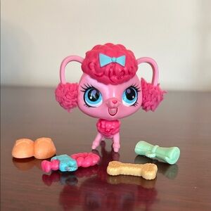 Littlest Pet Shop Tricks and Talents Poodle 2395, complete set, Hasbro 2011